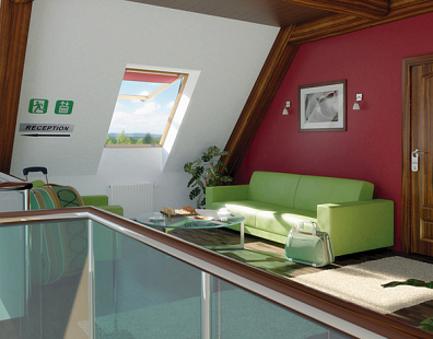 Объект из Мансардные окна Fakro FEP P2